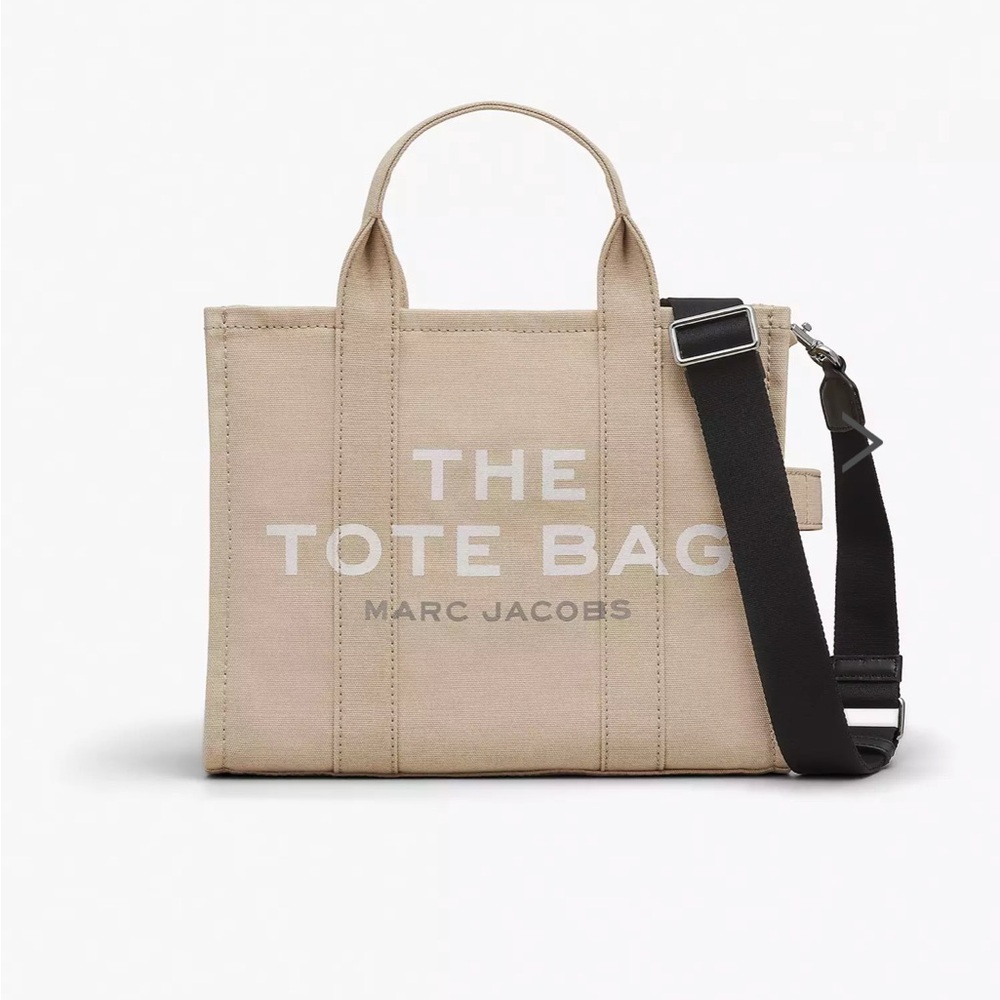 Marc Jacobs Tan Tote Bag with Black Strap